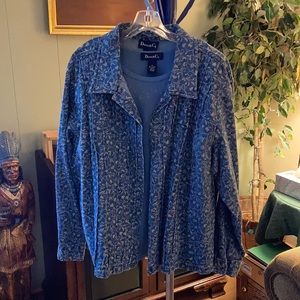 Denim & Co. denim jacket Twin Set size 2X